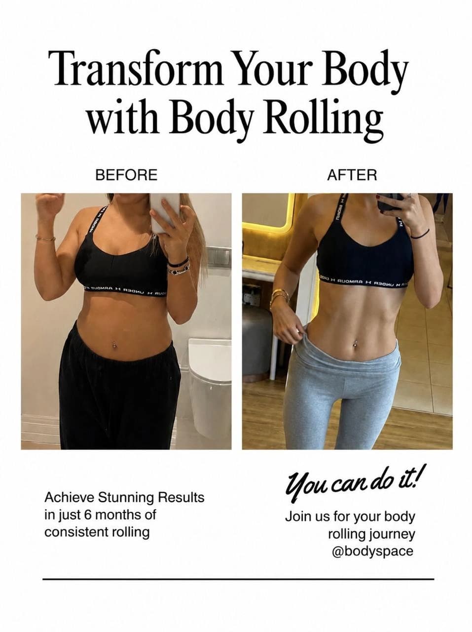 Before and after results 3